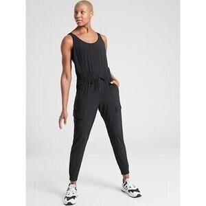 Athleta Unbound Jumpsuit in Black Size XL